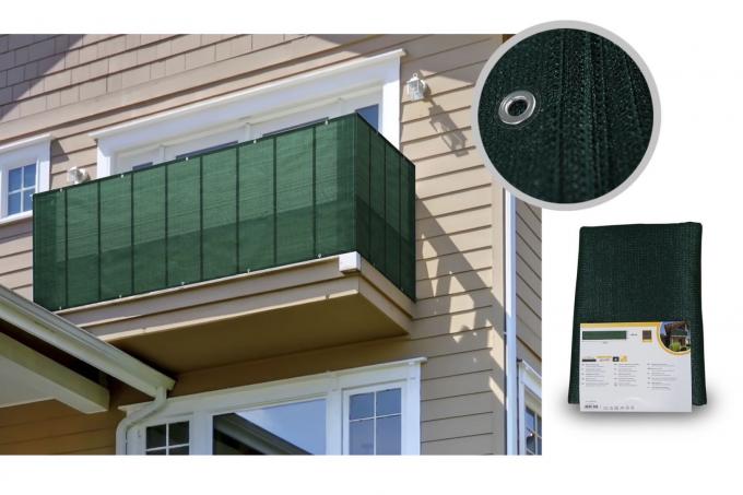 Balkon Hdpe Gölgelik 0.9x5m UV Yelken Kaplama 2