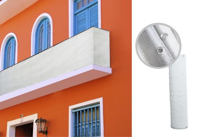 Balkon Hdpe Gölgelik 0.9x5m UV Yelken Kaplama 3